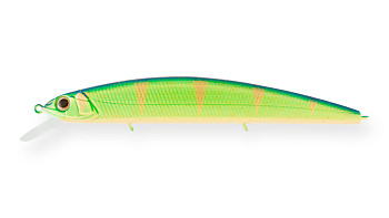 Воблер Минноу Strike Pro Montero 130SP, цвет: A172FL Glowing Blue Lemon, (EG-190B-SP#A172FL)