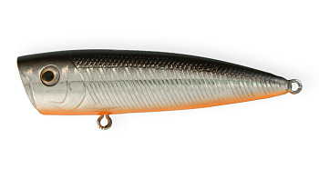 Воблер Поппер Strike Pro Ott-R-Pop 60, цвет: A70-713 Black Silver OB, (EG-004#A70-713)