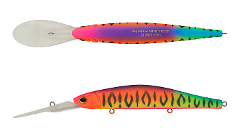 Воблер Минноу Strike Pro Inquisitor DR 110SP, цвет: A244S Parrot Mat Tiger, (EG-193BL-SP#A244S)