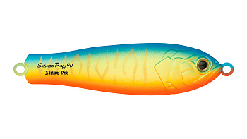 Блесна колеблющаяся Strike Pro Salmon Profy 90CD, цвет: A252S Bullfinch Mat Tiger, (PST-03CD#A252S-C