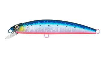 Воблер Минноу Strike Pro Musky Monster SL200, 200 мм, 110 гр, Загл. 0,5м.-1,5м., Плавающий, цвет: A234-SBO-LU Blue Back Silver OB Fluo, (MG-005F#A234-SBO-LU)