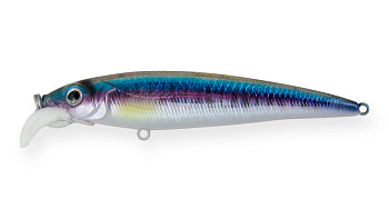 Воблер Минноу Strike Pro Beakster 110, цвет: A210-SBO-RP Rainbow Ghost Wakasagi, (EG-124C#A210-SBO-R