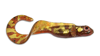 Силиконовая приманка Kanalgratis Nettel Laken, цвет: Motoroil Copper Pout, (NL-M-COPPER-13)