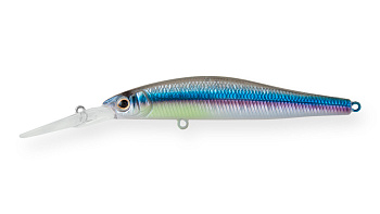 Воблер Минноу Strike Pro Jumper DR 90SP, цвет: A210-SBO-RP Rainbow Ghost Wakasagi, (EG-192BL-SP#A210