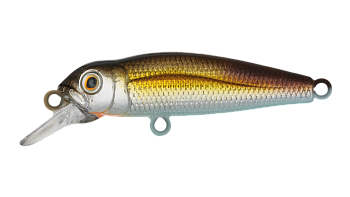 Воблер Минноу Strike Pro Midge 40, цвет: A218-GSAL-EP Transparent Pearlescent Fry, (EG-074SP#A218-GS