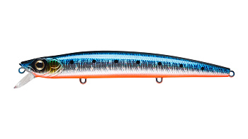 Воблер Минноу Strike Pro Wiggle Stick 140, цвет: A234-SBO-LU Blue Back Silver OB Fluo, (EG-031F#A234-SBO-LU)