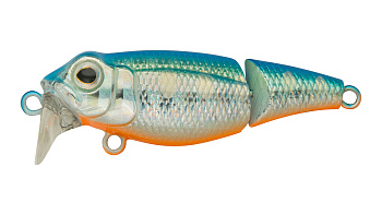 Воблер Составной Strike Pro Pygmy Jointed 40, цвет: A150-713 UV Blue Silver OB, (EG-073J#A150-713)