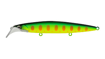 Воблер Минноу Strike Pro Scooter Minnow 110F, цвет: A209S Acid Mat Char, (EG-186F#A209S)
