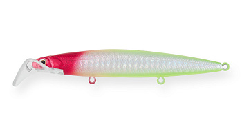 Воблер Минноу Strike Pro Scooter Minnow 110F, 110 мм, 11,8 гр, Загл. 1,5м.-2,5м., Плавающий, цвет: X10-713 Clown Silver, (EG-186F#X10-713)