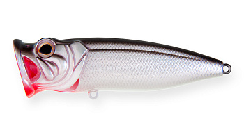 Воблер Поппер Strike Pro Pike Giant Pop 90, цвет: A010-EP Black Back Silver, (SH-002D#A010-EP)