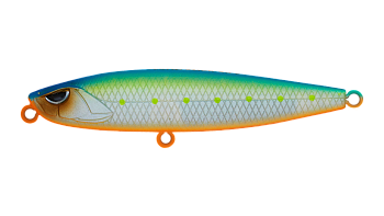 Воблер Стикбейт Strike Pro Scud Stick 70S (Slide Bait Heavy One 70), 70 мм, 16,5 гр, Загл. 0,5м.-4,0м., Тонущий, цвет: S056C Blue Mat Transparent Milk, (EG-245#S056C)