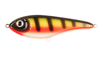 Воблер Джеркбейт Strike Pro Baby Buster, цвет: C659F Bloody Perch, (EG-050#C659F)