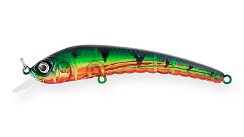 Воблер Минноу Strike Pro Thunder Belly 80SP, цвет: A102G Transparent Perch, (EG-126B-SP#A102G)