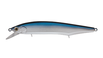 Воблер Минноу Strike Pro Intriger 120SP, цвет: GCA02 Matte Blue Blackback, (EG-194B-SP#GCA02FS)