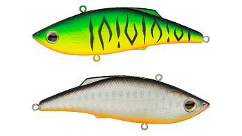 Воблер Раттлин Strike Pro Rattle-N-Shad 75, цвет: GC01S/A70-713 Double Black Silver OB/Mat Tiger, (J