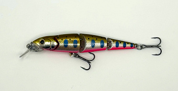 Воблер Составной Strike Pro Flying Fish Joint 110, цвет: A293-SAM Rainbow Trout, (EG-079J#A293-SAM)
