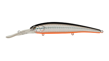 Воблер Минноу Strike Pro Hooligan Deep Diver 120, цвет: A70-713 Black Silver OB, (EG-220L#A70-713)