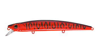 Воблер Минноу Strike Pro Wiggle Stick 140, цвет: A207 Red Devil Pearl, (EG-031F#A207)