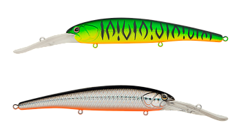 Воблер Минноу Strike Pro Hooligan Deep Diver 120, цвет: GC01S/A70-713 Double Black Silver OB/Mat Tiger, (EG-220L#GC01S/A70-713S)