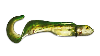 Силиконовая приманка Kanalgratis Nettel Juvenile, цвет: Crystal Eelpout, (уп./2шт.), (NJ-CREEL-05)