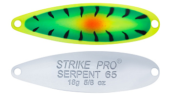 Блесна колеблющаяся Strike Pro Serpent Treble 65H, (ST-010A1#A25-CP)