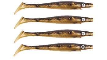 Силиконовая приманка Strike Pro Pig Shad Nano, цвет: Spotted Bullhead, (уп./4шт.), (SP-172D#115)