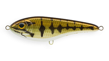 Воблер Джеркбейт Strike Pro Buster Swim, 130 мм, 65 гр,  Медленно тонущий, цвет: C625F Mouth Bass, (EG-228#C625F)