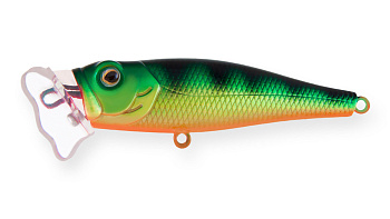 Воблер Поппер Strike Pro Bubble Glisser 65, цвет: A45T Natural Perch, (EG-046WL#A45T)