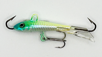 Балансир Strike Pro Strike Ice 25, цвет: 096PFLR, светящийся, хвост: прозрачный