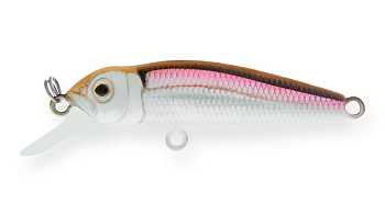 Воблер Минноу Strike Pro Midge 40, цвет: A53-EP Silver Smelt UV, (EG-074SP#A53-EP)