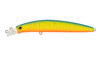 Воблер Минноу Strike Pro Top Water Minnow 90, 90 мм, 10,2 гр, Загл. 0,1м.-0,5м., Плавающий, цвет: A252S Bullfinch Mat Tiger, (JL-179F#A252S)