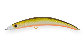 Воблер Минноу Strike Pro Slinky Minnow 75F, 75 мм, 4,6 гр, Загл. 0,2м., Плавающий, цвет: 612T Natural Shad Silver, (EG-173A#612T)