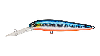 Воблер Минноу Strike Pro S.P. Walleye Minnow 90, цвет: A234-SBO-LU Blue Back Silver OB Fluo, (JL-022
