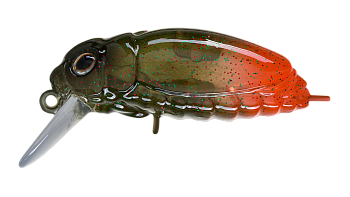 Воблер Крэнк Strike Pro Beetle Buster 40, цвет: C722G-UV Hot Tail Motoroil UV, (EG-174F#C722G-UV)