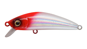 Воблер Минноу Strike Pro Mustang Minnow 60, цвет: 022PPP-713 Redhead Silver, (MG-002A#022PPP-713)