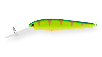 Воблер Минноу Strike Pro S.P. Walleye Minnow 90, цвет: A172FL Glowing Blue Lemon, (JL-022F#A172FL)