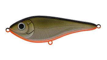 Воблер Джеркбейт Strike Pro Buster Swim, 130 мм, 65 гр,  Медленно тонущий, цвет: 612T Natural Shad Silver, (EG-228#612T)