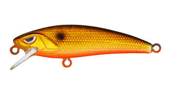 Воблер Минноу Strike Pro Chip Minnow 45 S, 45 мм, 2,5 гр, Загл. 0,5м., Тонущий, цвет: 613-713 Black Back Smoked OB, (EG-244#613-713)