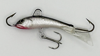 Балансир Strike Pro Dolphin Ice 30, цвет: A010, цвет: Black Back Silver, хвост: прозрачный