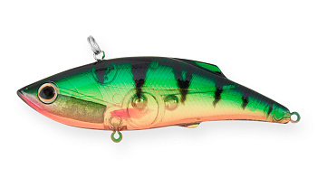 Воблер Раттлин Strike Pro Rattle-N-Shad 75, 75 мм, 11 гр,  Тонущий, цвет: A102G Transparent Perch, (JL-027S#A102G)