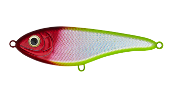 Воблер Джеркбейт Strike Pro Buster Jerk II Shallow Runner, цвет: X10-713 Clown Silver, (EG-049#X10-7