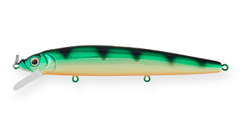 Воблер Минноу Strike Pro Alpha Minnow 115, цвет: A45E Natural Perch, (EG-033F#A45E)