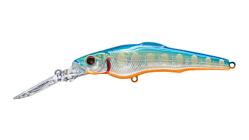 Воблер Минноу Strike Pro Challenger X Deep Diver 87L, цвет: A150-713 UV Blue Silver OB, (EG-076BL-F#