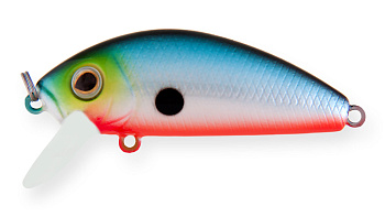 Воблер Минноу Strike Pro Mustang Minnow 45, 45 мм, 4,5 гр, Загл. 0,2м.-0,5м., Плавающий, цвет: A05 Blue Milky, (MG-002F#A05)