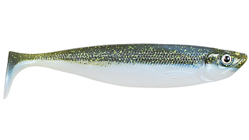 Силиконовая приманка Strike Pro Tumbler Shad 13, цвет: Smelt, (уп./6шт.), (SPT-13#002)