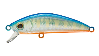 Воблер Минноу Strike Pro Mustang Minnow 60, 60 мм, 5,8 гр, Загл. 0,3м.-0,7м., Плавающий, цвет: A150-713 UV Blue Silver OB, (MG-002A#A150-713)