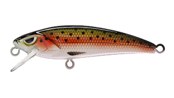 Воблер Минноу Strike Pro Chip Minnow 45 S, 45 мм, 2,5 гр, Загл. 0,5м., Тонущий, цвет: 71-RP Pearl Silver Trout, (EG-244#71-RP)