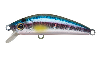 Воблер Минноу Strike Pro Mustang Minnow 60, 60 мм, 5,8 гр, Загл. 0,3м.-0,7м., Плавающий, цвет: A210-SBO-RP Rainbow Ghost Wakasagi, (MG-002A#A210-SBO-RP)