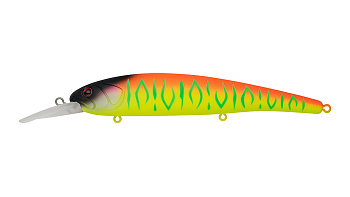 Воблер Минноу Strike Pro Hooligan Shallow 120SP, 120 мм, 20,1 гр, Загл. 2,0м.-3,6м., Нейтральный, цвет: A242S Sunrise Mat Tiger, (EG-220SP#A242S)