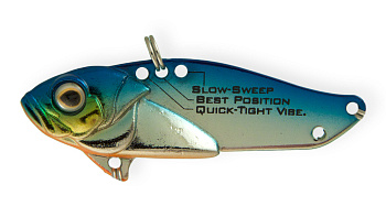 Блесна-Цикада Strike Pro Cyber Vibe 55, цвет: Blue Silver OB, (JG-005D#626E)